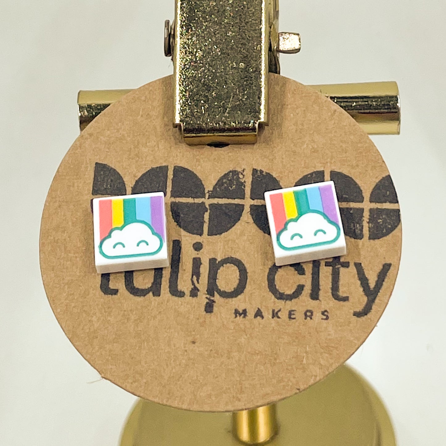 Studs - Rainbow Clouds