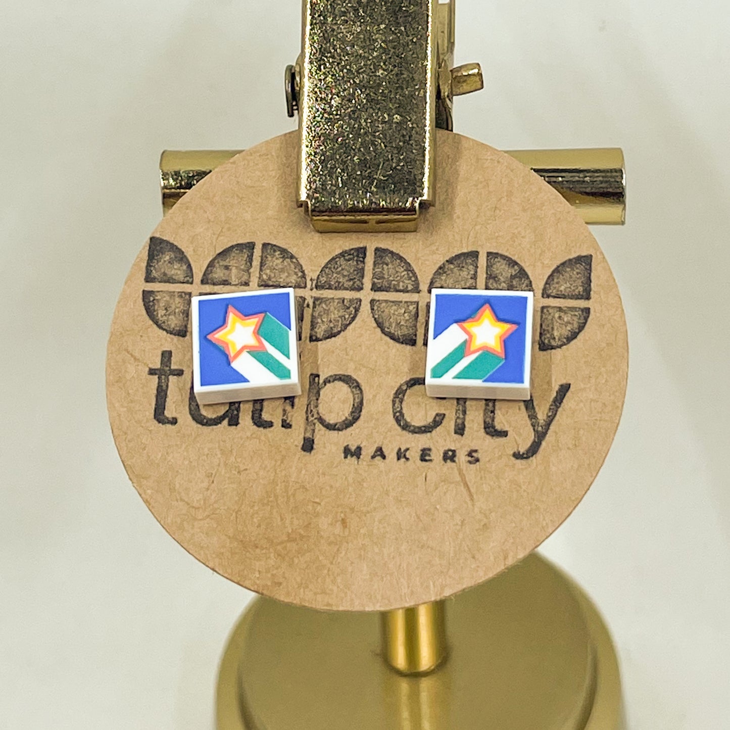 Studs - Shooting Star on Blue