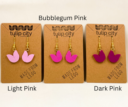 Tulip Earrings - Light Pink