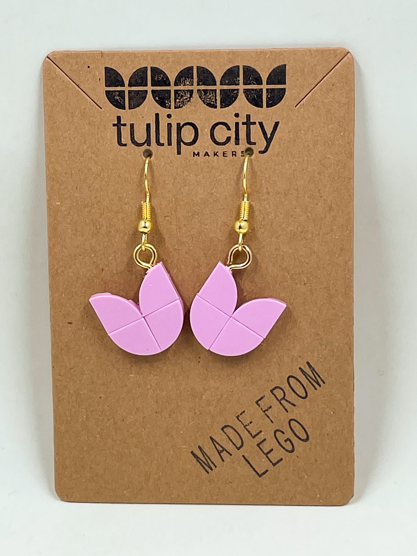 Tulip Earrings - Light Pink