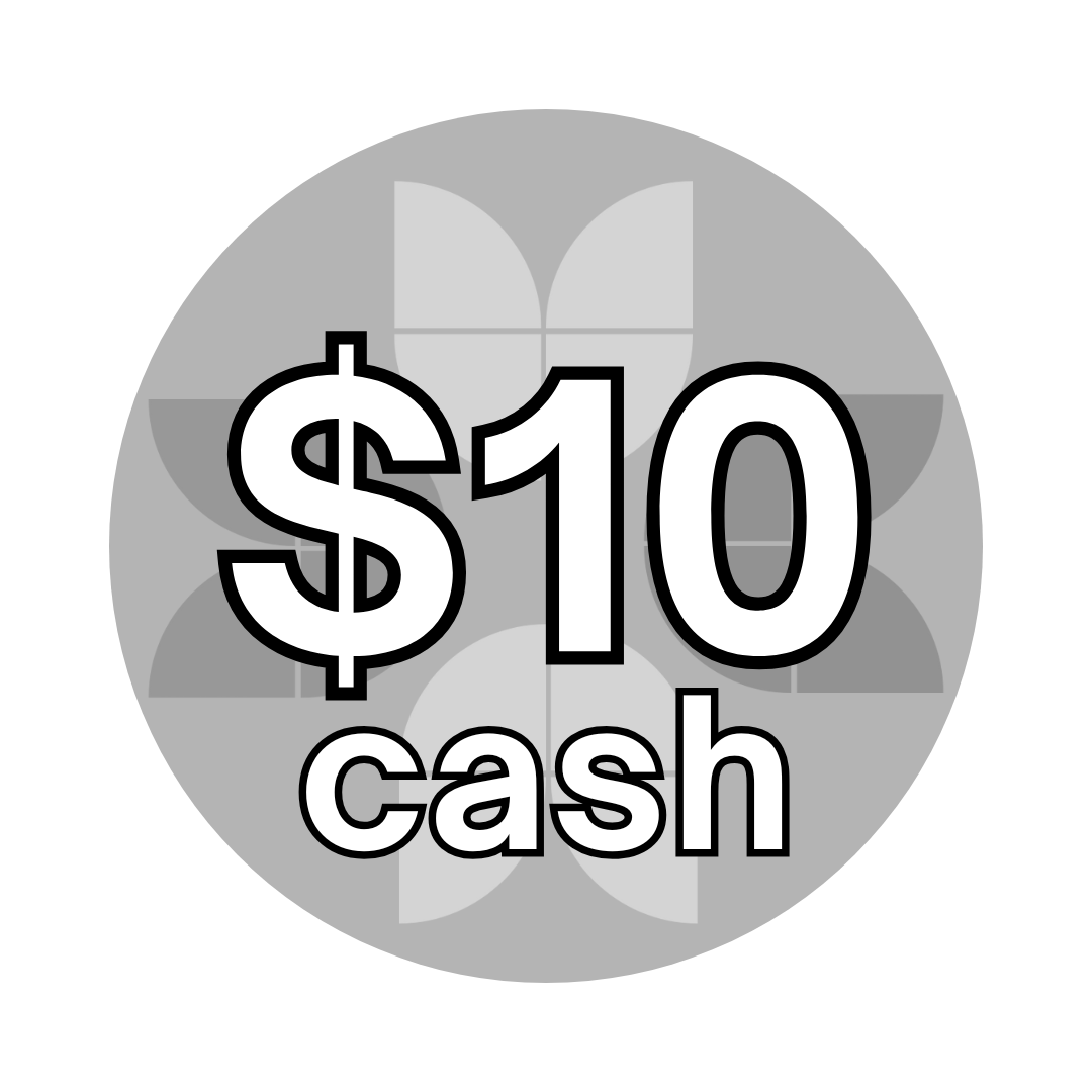 CASH - $10